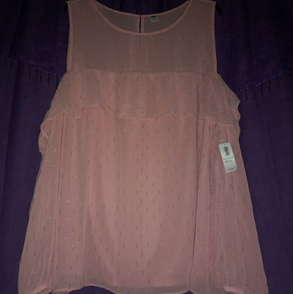 Long sleeve cold shoulder shirt from old navy